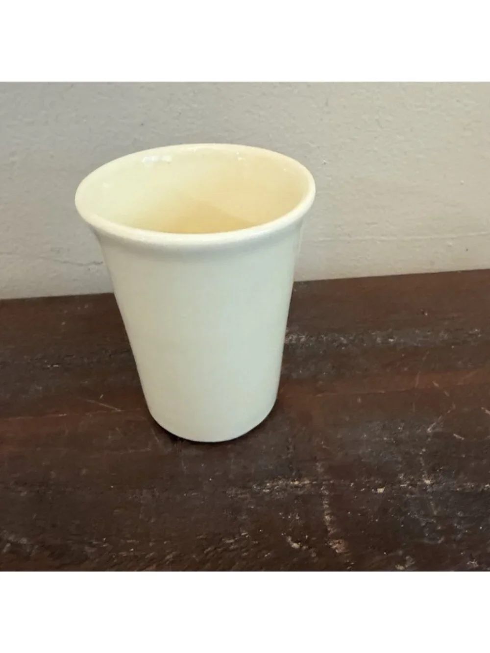 Vintage Athena California Floral Ceramic Tumbler Bathroom Cup Cottagecore Decor
